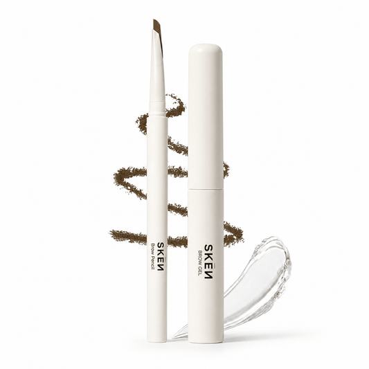Skēn - Brow Pencil & Brow Gel 2 - in - 1 1 Light Brown - Makeup lagersalg