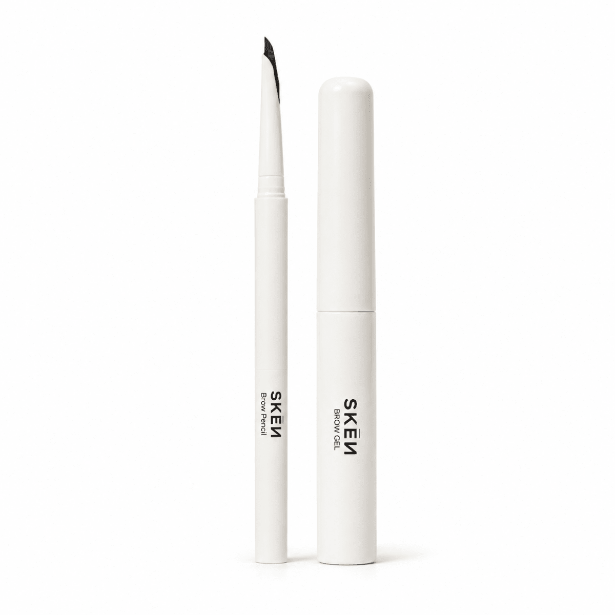 Skēn - Brow Pencil & Brow Gel 2 - in - 1 2 Soft Black - Makeup lagersalg