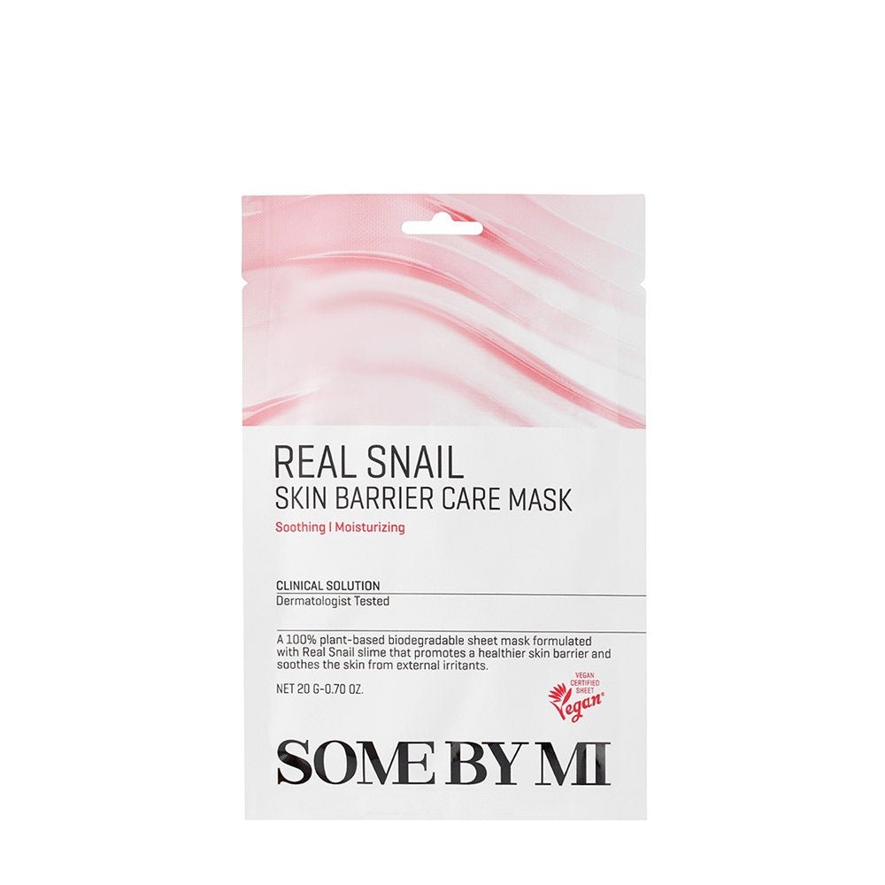 Some By Mi Real Snail Skin Barrier Care Mask Sheet 20g