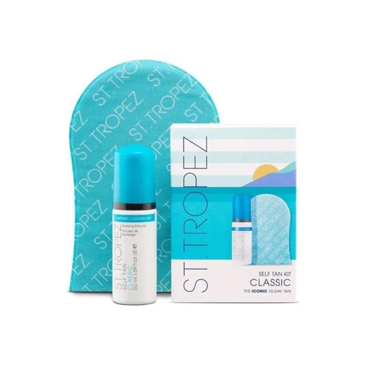 St. Tropez Classic Self Tan Kit 50ml + Handske - Makeup lagersalg