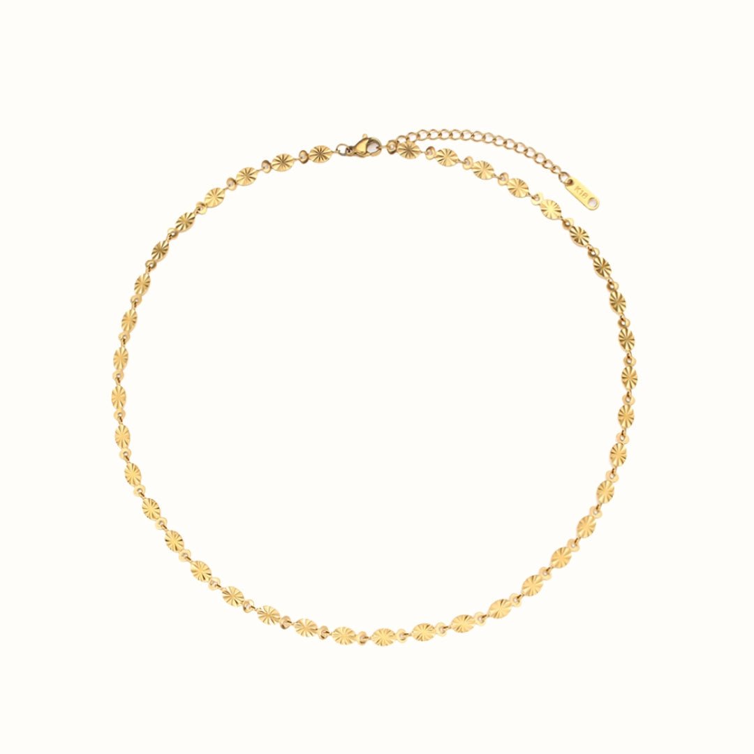 Sun Kiss Choker 18K Guldbelagt - Makeup lagersalg