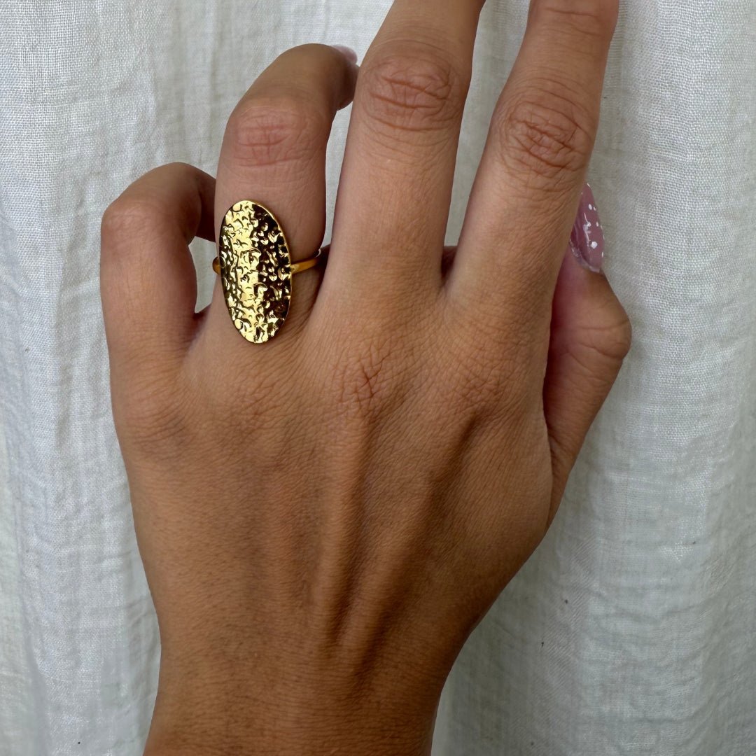 Terra Ring 18K Guldbelagt - Makeup lagersalg