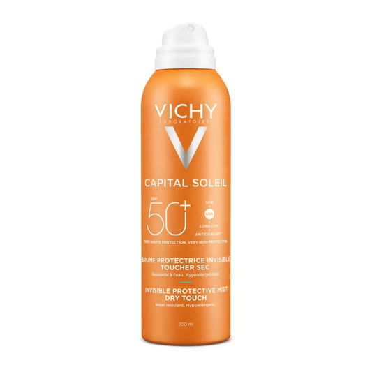 Vichy Capital Soleil Sun Spray SPF 50 200ml - Makeup lagersalg