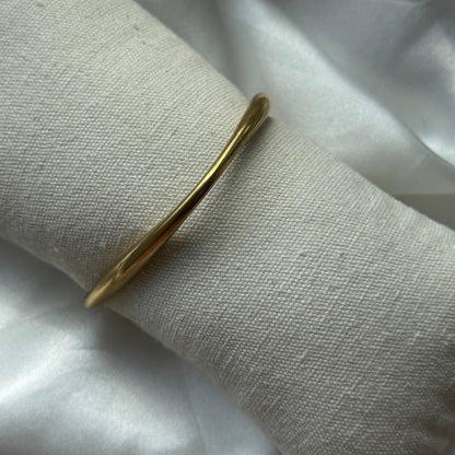 Wave Cuff Armbånd 18K Guldbelagt - Makeup lagersalg