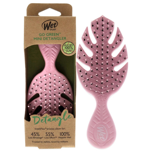 Wet Brush Go Green Mini Detangler Hairbrush Pink