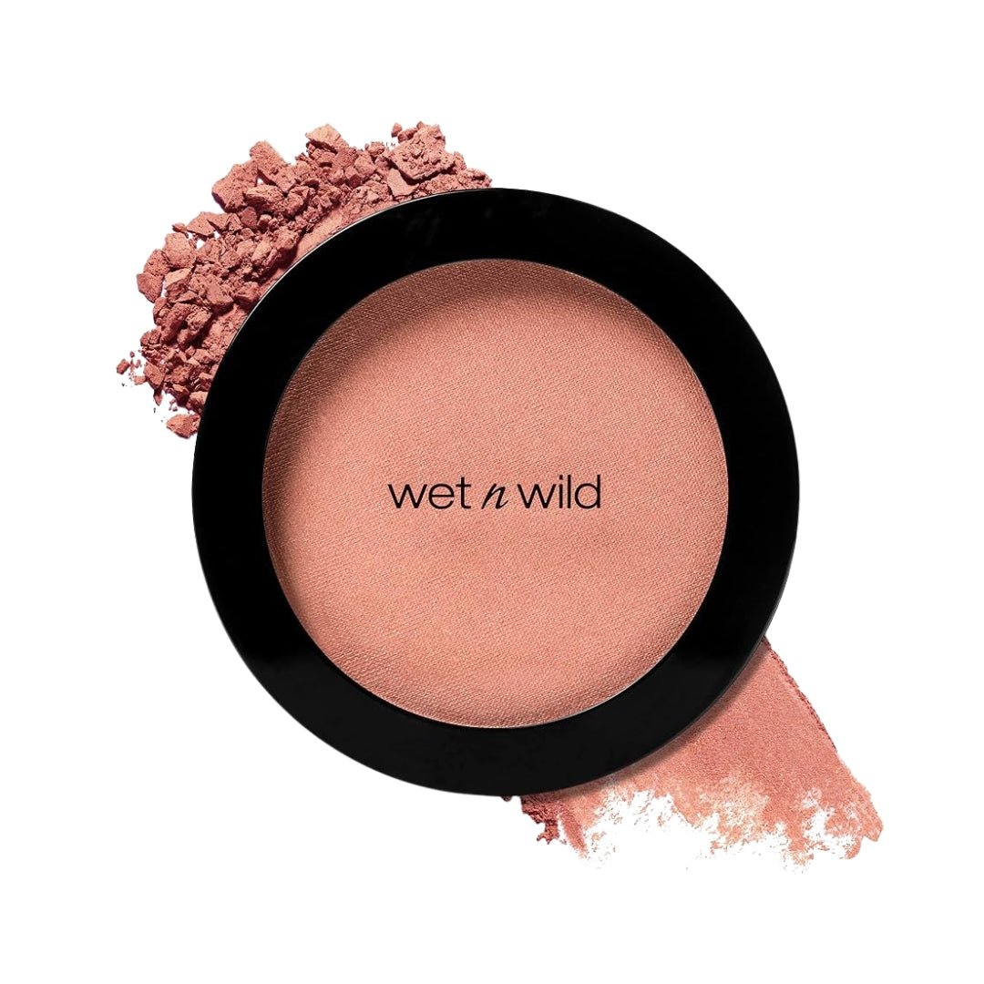 Wet n Wild Color Icon Blush Pearlescent Pink Pressed Powder with Silky Formula - Vegan - Makeup lagersalg