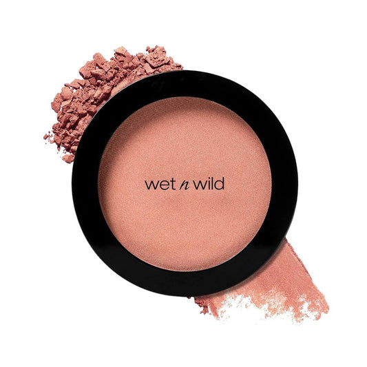 Wet n Wild Color Icon Blush Pearlescent Pink Pressed Powder with Silky Formula - Vegan - Makeup lagersalg