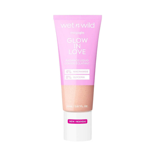 Wet n Wild Mega Glo Glow in Love Liquid Highlighter with Niacinamide and Vitamin E Illuminating Drops - Makeup lagersalg