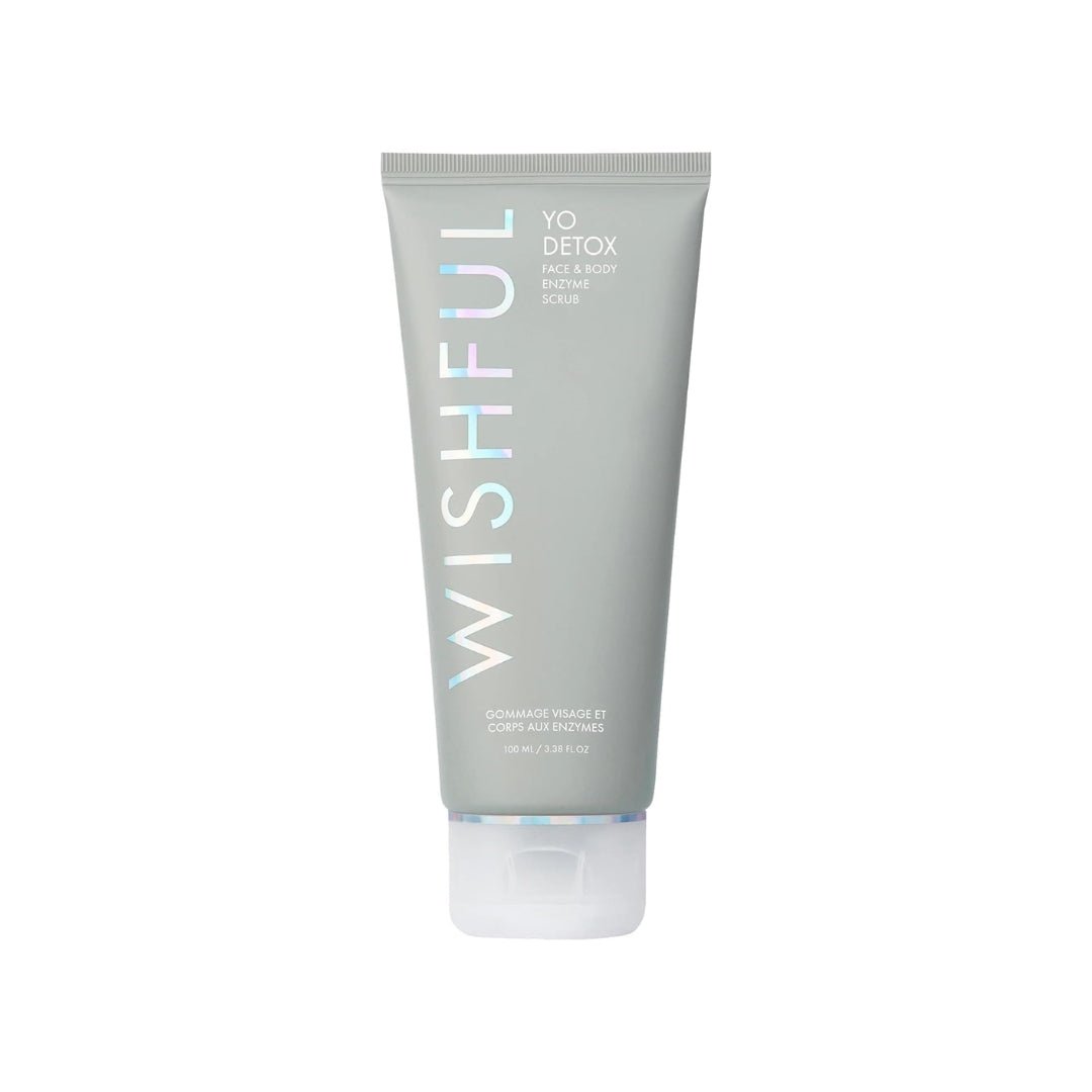 Wishful Yo Detox Charcoal Face & Body Enzyme Scrub 100 ml - Makeup lagersalg
