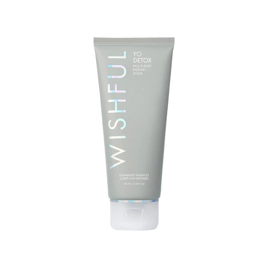 Wishful Yo Detox Charcoal Face & Body Enzyme Scrub 100 ml - Makeup lagersalg